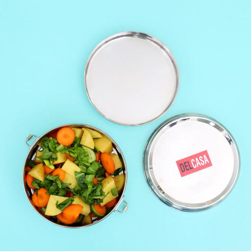 display image 4 for product S/S Lunch Box With Plate/14cm 1X36