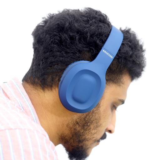 display image 1 for product Bluetooth Headphone, High-Definition Stereo Sound, KNHP5374 | Wireless & Wired for Long Travel Use | Ideal for Meeting, Music, Movies & More | 10 Hours Working Time