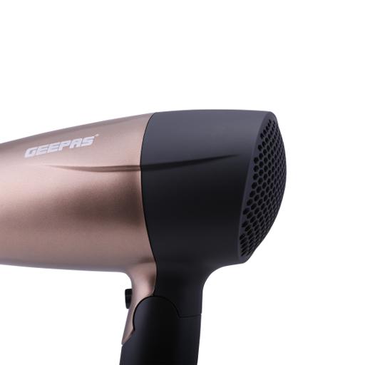 display image 12 for product Geepas GH8642 1600W Mini Hair Dryer with Foldable Handle -  2-Speed & 2 Temperature Settings | Cool Shot Function |Ideal for All Types Of Hairs | 2 Years Warranty