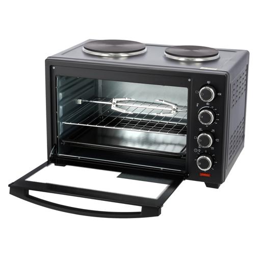 display image 12 for product Electric Oven with Rotisserie & Convection, 38L, GO34052 | Dual Hot Plate | 60min Timer | Adjustable Temperature | Stainless Steel Heating Elements