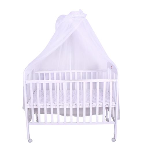 Baby Plus Wooden Bed with Mosquito Net, 0-36 Months - Baby Cradle, Baby Bed, Baby Wooden Bed, Baby Plus Baby Bed, Baby Plus Cradle, Best Cradle, Best Baby Bed hero image
