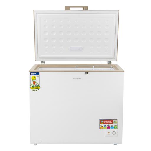 display image 5 for product Geepas 300L Chest Freezer - Portable 2Pcs Food Basket, Compact Refrigerator With Led Light