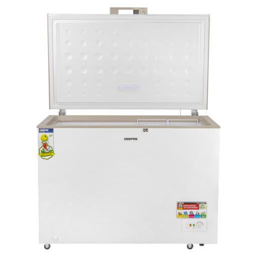 display image 9 for product Geepas 410L Chest Freezer - Portable 2Pcs Food Basket, Compact Refrigerator With Led Light