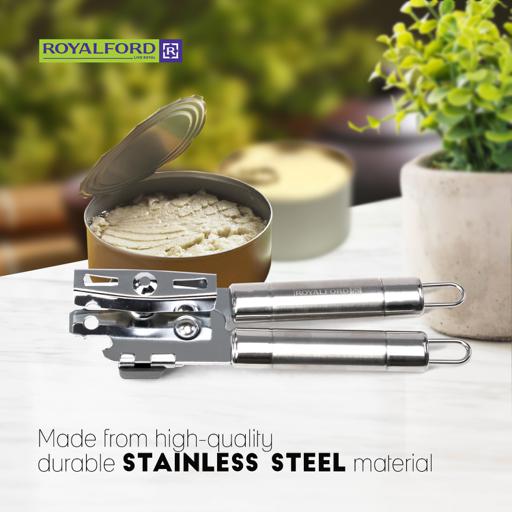 display image 14 for product Royalford Stainless Steel Can Opener With Tube Handle