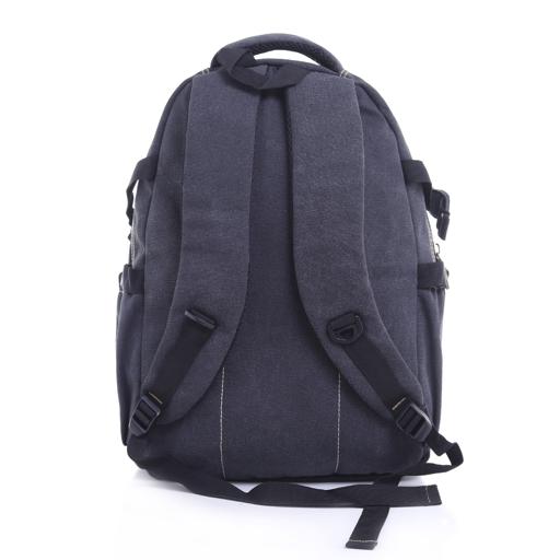 display image 5 for product PARA JOHN 20'' Canvas Leather Backpack - Travel Backpack/Rucksack - Casual Daypack College Campus