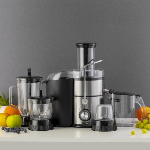 display image 1 for product 4-in-1 Juicer Blender, 75mm Wide Feeding Chute, GSB44049 | 2.2L Pomace Container | 2 Speed with Pulse Function | 1L Glass Blender & Juice Jug | Safety Interlock | 800W Motor