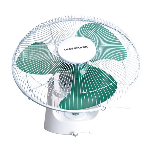 display image 2 for product 16" Orbit Fan, Silent and Cool Breeze, OMF1840 | Poly Coated Safety Grill | 3 Leaf Blade & Oscillating Head | 3 Speed Control Cabin Fan with Low Noise Motor