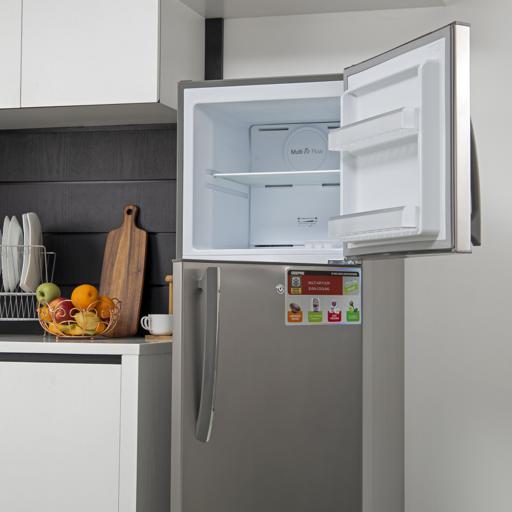 display image 6 for product Geepas 320L Double Door Refrigerator - Free Standing Durable Double Door Refrigerator, Recessed