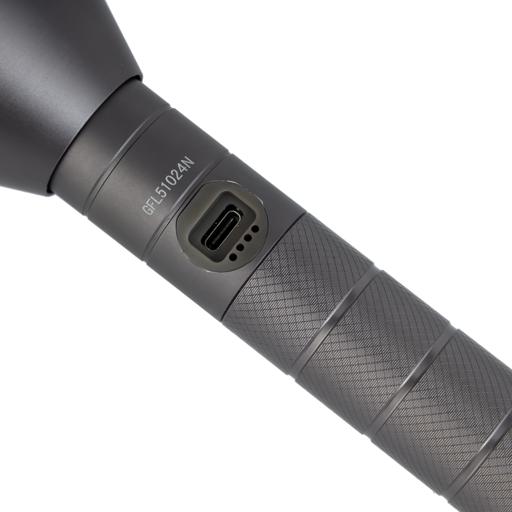 display image 20 for product Geepas GFL51024UK Rechargeable LED Flashlight XPE Torch LED for Super Brightness | 4 Hours Working Time | 320 Lumens Torch Light Long Distance Range | Powerful Handheld Torch for Camping, Outdoor Activities