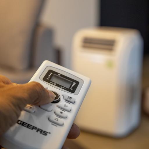 display image 7 for product Portable Air Conditioner, Remote Control, GACP1216CU | 3 Mode & 3 Speed Setting | 24hrs Timer | Digital Display Cooler with 0.4L Water Tank | Auto Horizontal Swing