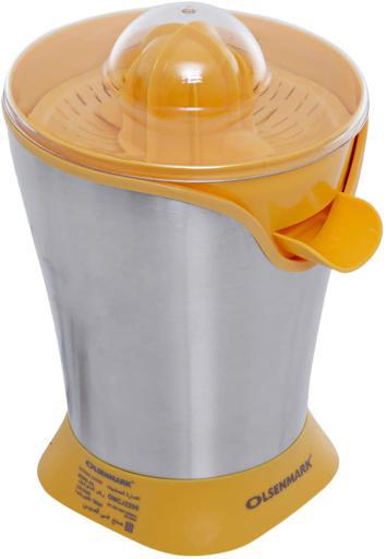 display image 1 for product Olsenmark Electric Citrus Juicer With Stainless Steel Housing - Transparent Dust Cover - Filter