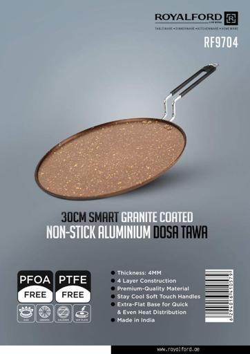 26 cm Non Stick Granite Marble Coated Tawa Pancake Crepe Pan