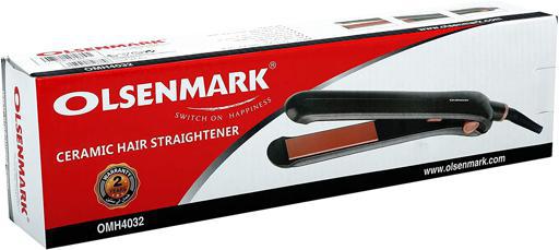 display image 2 for product Olsenmark Ceramic Hair Straightener - Easy Pro-Slim Hair Straightener -Max Temperature 220C -On/Off