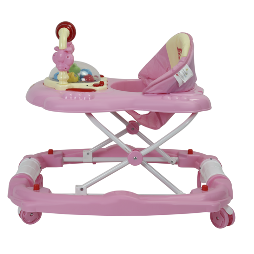 display image 2 for product Baby Plus Baby Walker - Portable Folding Walker Universal Wheeled Walker Anti-Rollover Folding