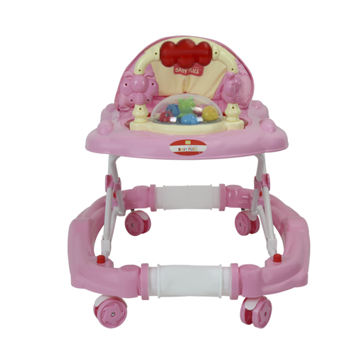 display image 3 for product Baby Plus Baby Walker - Portable Folding Walker Universal Wheeled Walker Anti-Rollover Folding