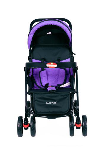 display image 1 for product Baby Plus Purple Twin Stroller With Reclining Seat, 0+ Years