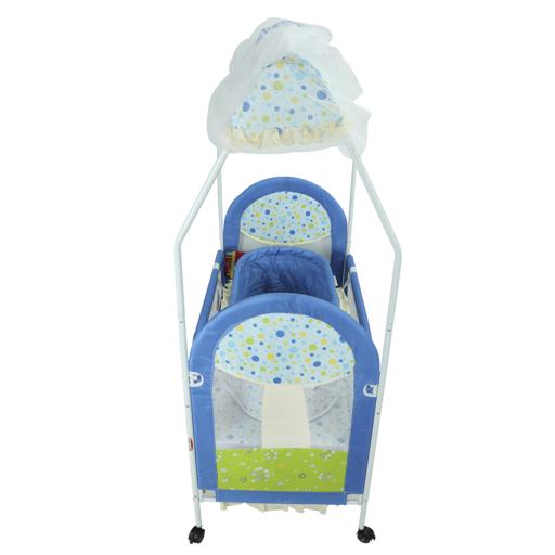 display image 2 for product Baby Plus Baby Bed - Baby Crib - Height Adjustable - Mosquito Net For Bassinet And Cot - Optimal