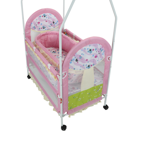 display image 3 for product Baby Plus Baby Bed - Baby Crib - Height Adjustable - Mosquito Net For Bassinet And Cot - Optimal
