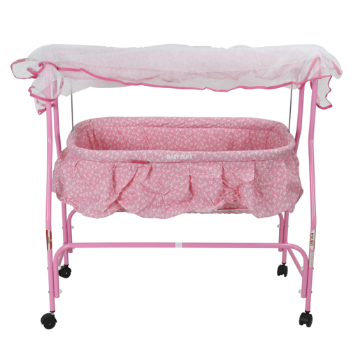 display image 0 for product Baby Plus Baby Bed - Baby Cradle With Swing Function And Mosquito Net - Baby Cradle, Cradle, Baby