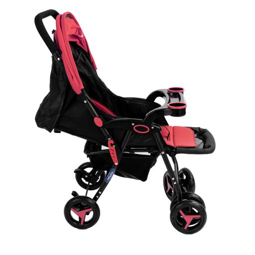display image 2 for product Baby Plus Maroon Stroller Cum Pram, 0-36 M