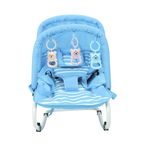 blue baby bouncer