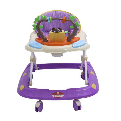 display image 0 for product Baby Plus Baby Walker - Portable Folding Walker Universal Wheeled Walker Anti-Rollover Folding Walker