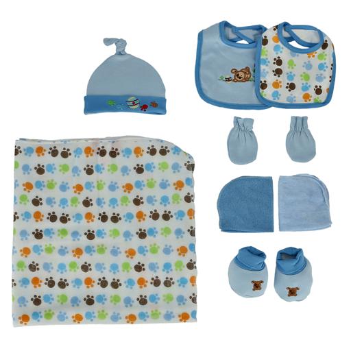 Baby Plus 9Pcs Laytte Set In Meshbag - A Pair Of Booties, A Pair Of Mittens, 1 Matching Cap, 2 Pieces hero image