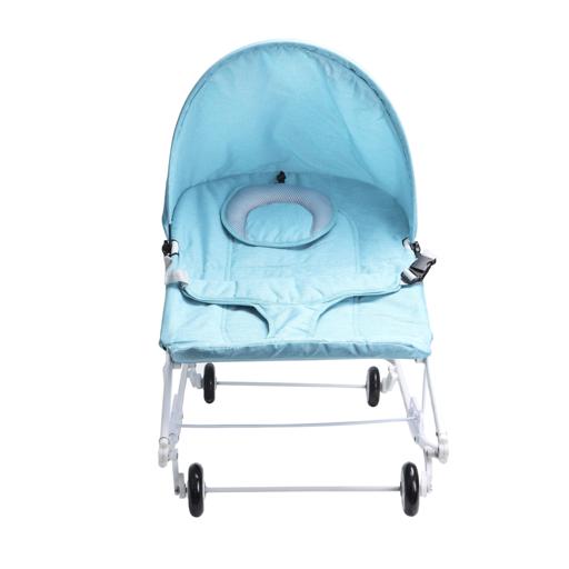 display image 2 for product Baby Plus Baby Rocker - Baby Rocking Chair - Canopy - Safety Harness - Infant Rocking Chair - Toddle
