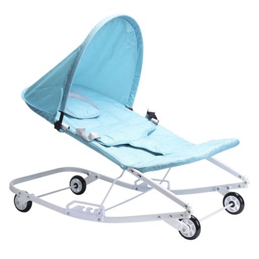 display image 3 for product Baby Plus Baby Rocker - Baby Rocking Chair - Canopy - Safety Harness - Infant Rocking Chair - Toddle