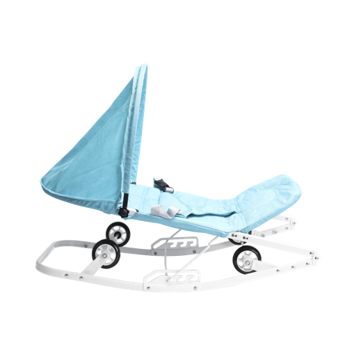 display image 1 for product Baby Plus Baby Rocker - Baby Rocking Chair - Canopy - Safety Harness - Infant Rocking Chair - Toddle