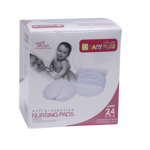 Baby Plus 24Pcs Nursing Pads - Reusable Nursing Pads For Breastfeeding, Nursing Breast Pads hero image