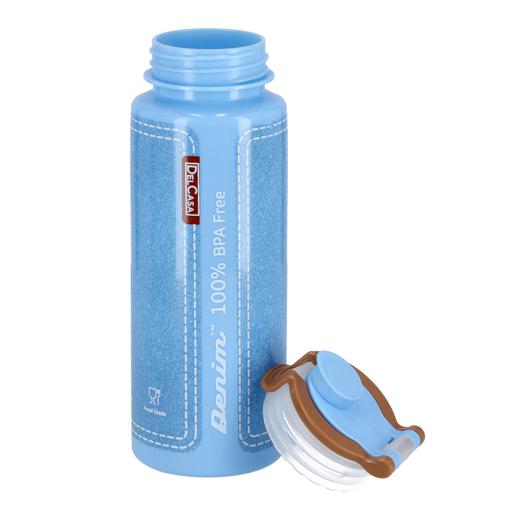 1L Thickened Glass Water Bottle with Stainless Steel Lid Cold