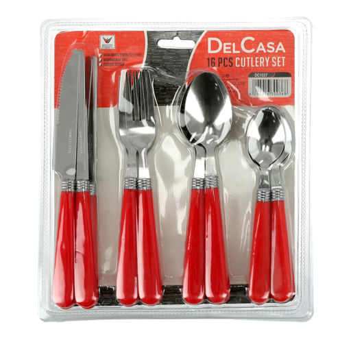 display image 19 for product Delcasa 16Pcs Cutlery Set - Stainless Steel, Include Knives/Forks/Spoons/Teaspoons, Mirror
