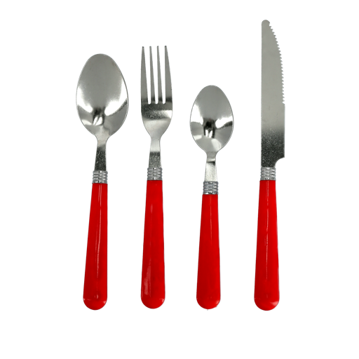 display image 21 for product Delcasa 16Pcs Cutlery Set - Stainless Steel, Include Knives/Forks/Spoons/Teaspoons, Mirror