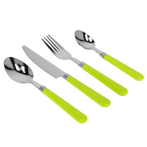display image 2 for product Delcasa 16Pcs Cutlery Set - Stainless Steel, Include Knives/Forks/Spoons/Teaspoons, Mirror