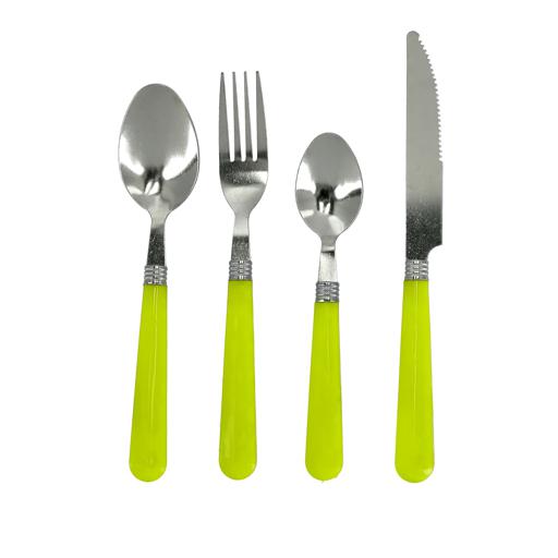 display image 4 for product Delcasa 16Pcs Cutlery Set - Stainless Steel, Include Knives/Forks/Spoons/Teaspoons, Mirror