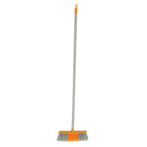 Delcasa Floor Broom With Strong Long Handle - Upright Long Handle Sweeping Broom With Stiff hero image