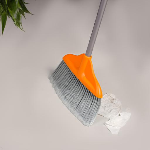 display image 3 for product Delcasa Floor Broom With Strong Long Handle - Upright Long Handle Sweeping Broom With Stiff