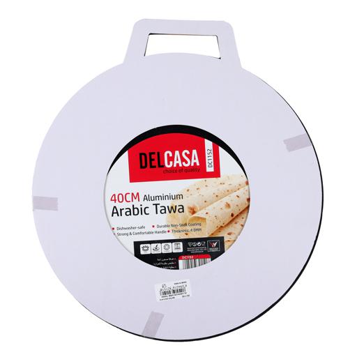display image 4 for product Delcasa 40Cm Aluminum Arabic Tawa - Black-Coated Aluminum Cookware