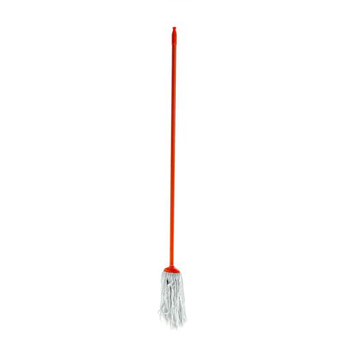 display image 5 for product Delcasa Cotton Mop Head With Iron Pole - Long & Durable Handle With Hanging Loop