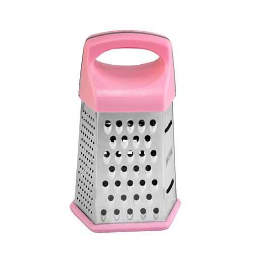 Stainless Steel Hexagon Grater, DC1171 | 6 Side Grate, Slice And Zest | Sharp Blade & Easy Grip Handle | Best For Parmesan Cheese, Vegetables, Ginger hero image