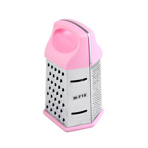 display image 4 for product Stainless Steel Hexagon Grater, DC1171 | 6 Side Grate, Slice And Zest | Sharp Blade & Easy Grip Handle | Best For Parmesan Cheese, Vegetables, Ginger
