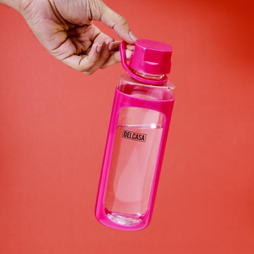 display image 3 for product Delcasa DC1214 700ML Water Bottle - Portable Cap - Lead Free Water Bottle, Travel Bottle | Air Tight & Leak Proof | Dishwasher Safe | Leak-Proof Lids | Ideal for Indoor & Outdoor
