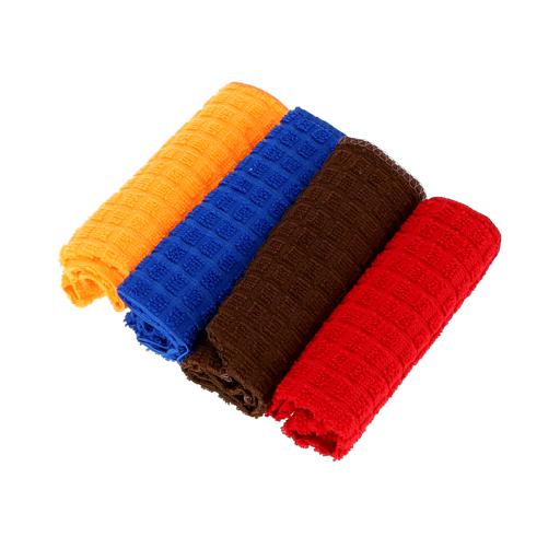 display image 6 for product Cleaning Towel, Multi-Purpose Cleaning Towel, DC1240 | Microfiber Cleaning Cloths for Car, Bathroom, Kitchen | Extra Absorbent Towels for Kitchen (Pack of 4)