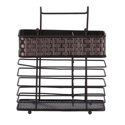 display image 5 for product Delcasa Square Shape Cutlery Rack - Portable Lightweight Utensil & Plates Holder, Drying Rack