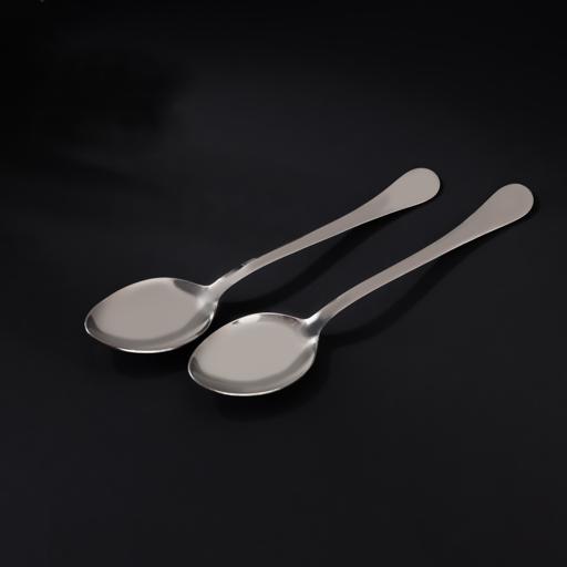 display image 1 for product Delcasa 6Pcs Stainless Steel Dinner Spoon - Ss Handle Cutlery, Dishwasher Safe, Mirror Polished