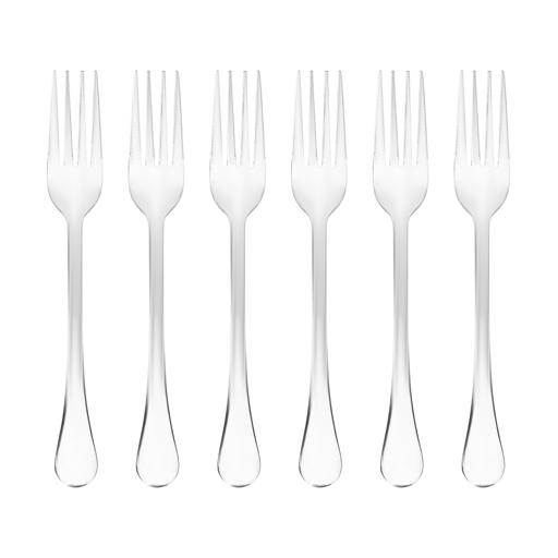 display image 7 for product Delcasa Set Of 6 Stainless Steel Dinner Fork - Ideal While Eating Salad, Dessert, Appetizer, Fruit