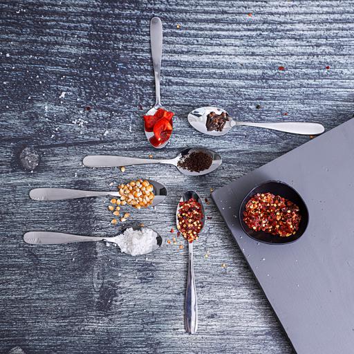 display image 3 for product Delcasa 6 Pcs Stainless Steel Coffee Spoon - Plain Pattern Cutlery, Dishwasher Safe, Mirror Polish