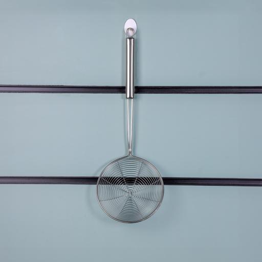 display image 3 for product Delcasa 14" Stainless Steel Strainer - Stainless Steel Wire Skimmer Spoon With Handle For Kitchen