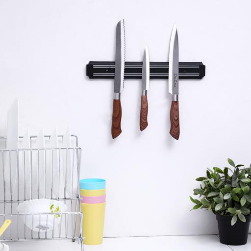 display image 2 for product Delcasa Magnetic Knife Strip - Holder/Wall Utensil Storage Rack/Kitchen Accessories Organizer Bar